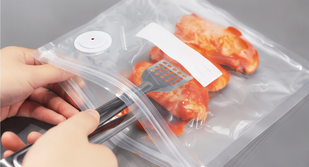 Fill the bag with food